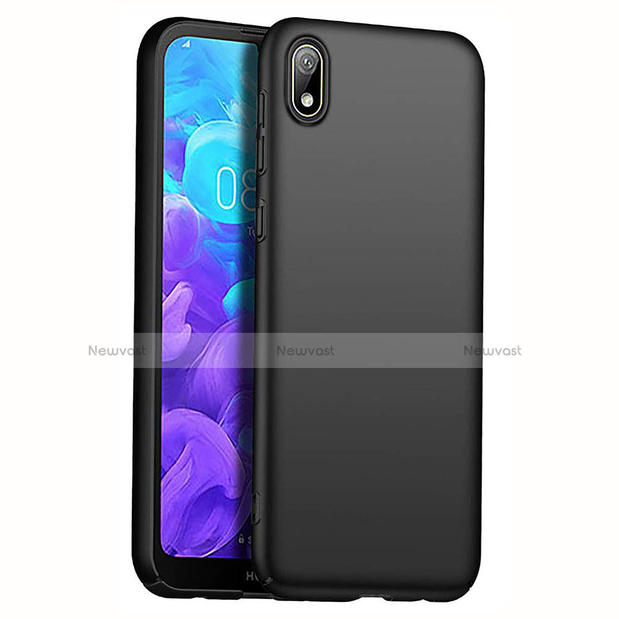 Hard Rigid Plastic Matte Finish Case Back Cover M01 for Huawei Enjoy 8S Black