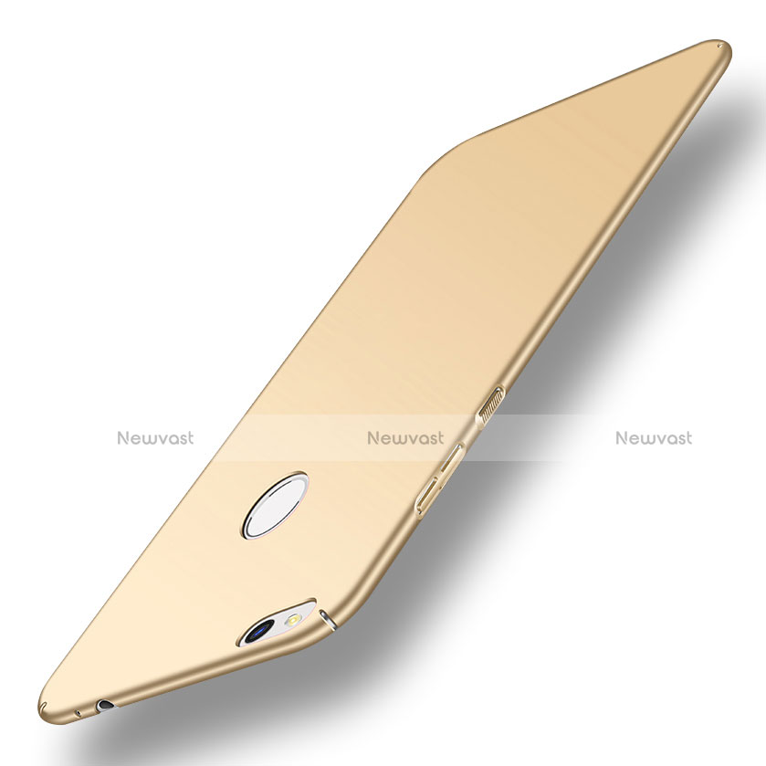 Hard Rigid Plastic Matte Finish Case Back Cover M01 for Huawei GR3 (2017) Gold