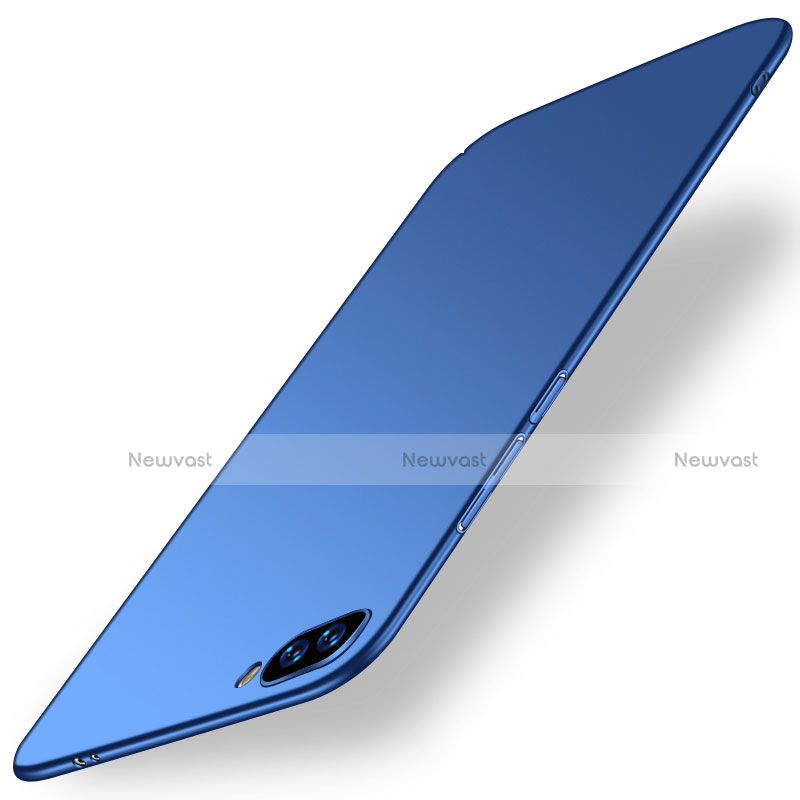 Hard Rigid Plastic Matte Finish Case Back Cover M01 for Huawei Honor 10 Blue