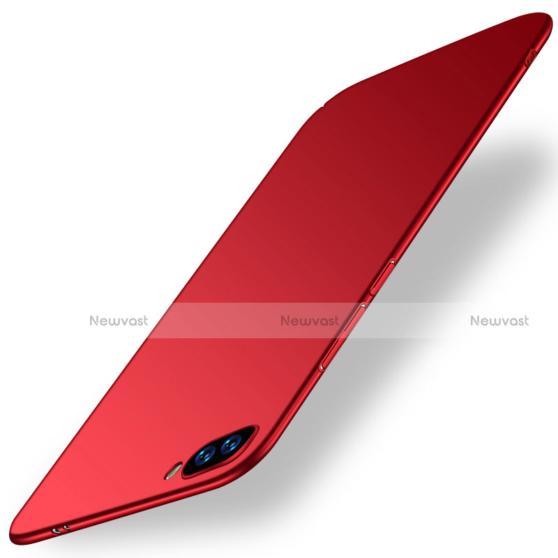 Hard Rigid Plastic Matte Finish Case Back Cover M01 for Huawei Honor 10 Red