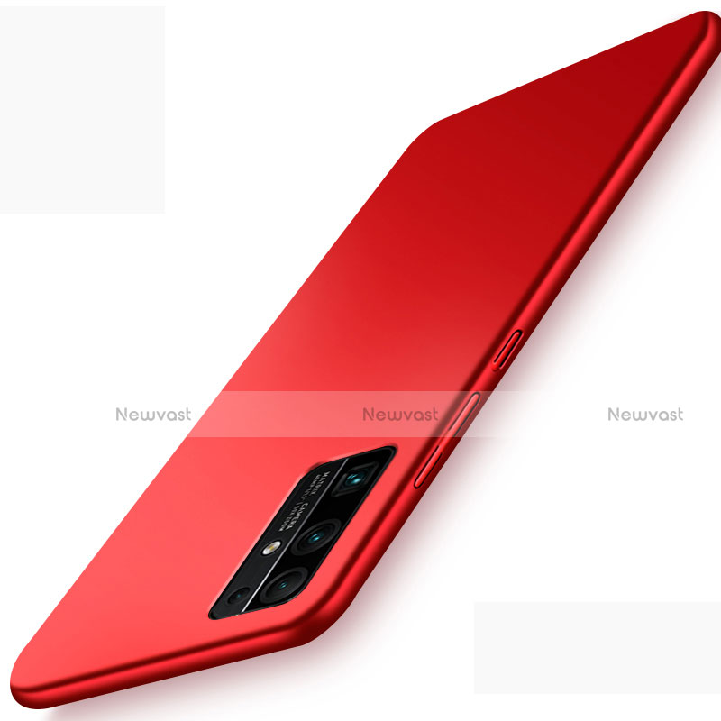 Hard Rigid Plastic Matte Finish Case Back Cover M01 for Huawei Honor 30 Red