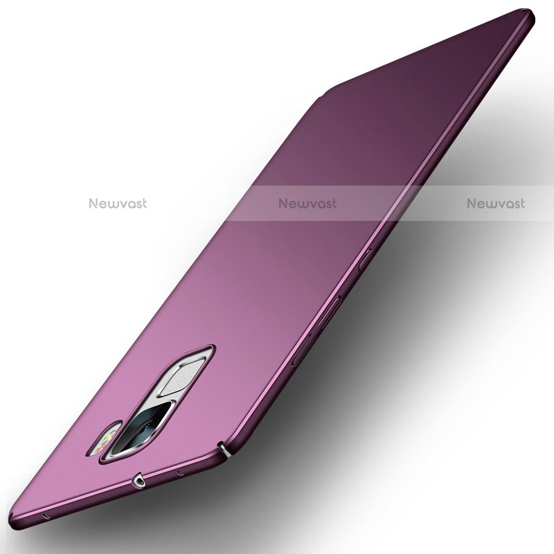 Hard Rigid Plastic Matte Finish Case Back Cover M01 for Huawei Honor 7 Purple