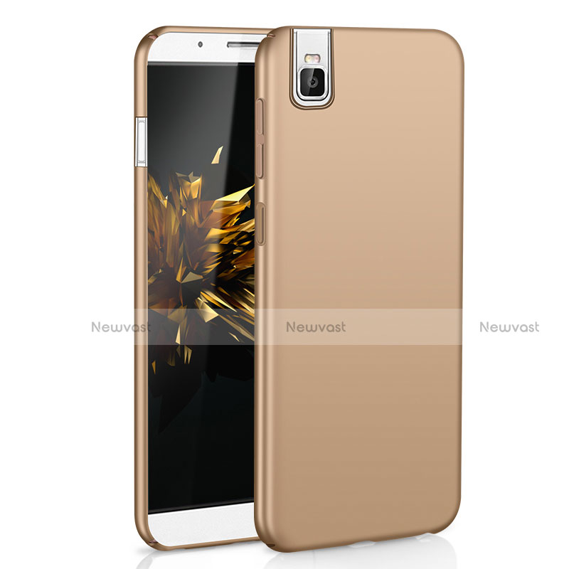 Hard Rigid Plastic Matte Finish Case Back Cover M01 for Huawei Honor 7i shot X Gold