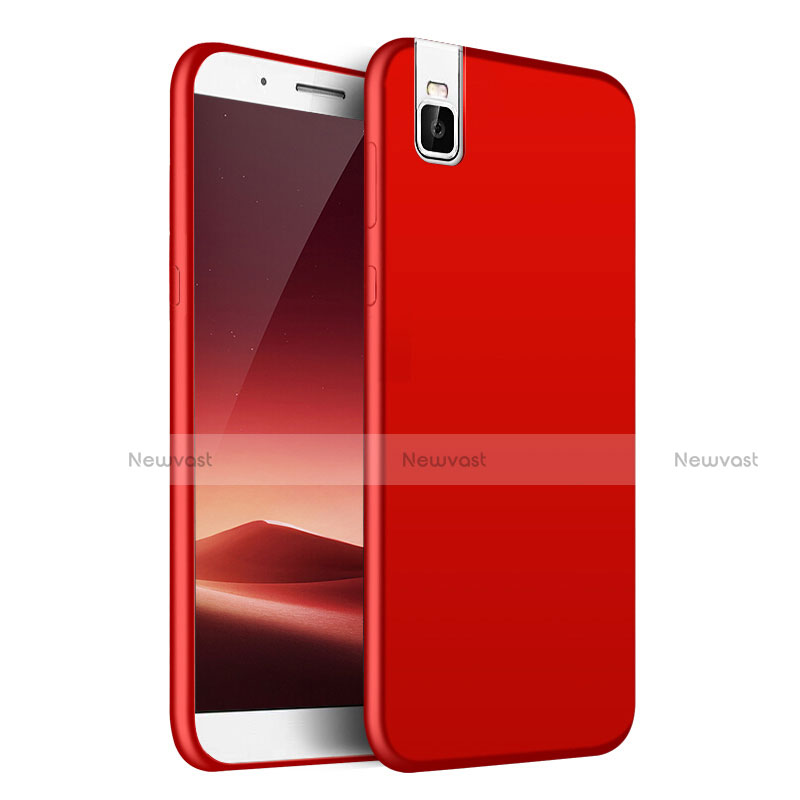 Hard Rigid Plastic Matte Finish Case Back Cover M01 for Huawei Honor 7i shot X Red