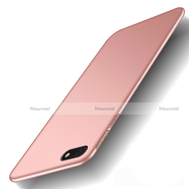 Hard Rigid Plastic Matte Finish Case Back Cover M01 for Huawei Honor 7S Rose Gold