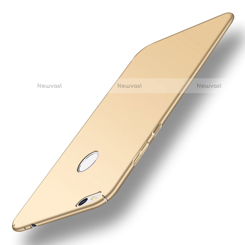 Hard Rigid Plastic Matte Finish Case Back Cover M01 for Huawei Honor 8 Lite Gold