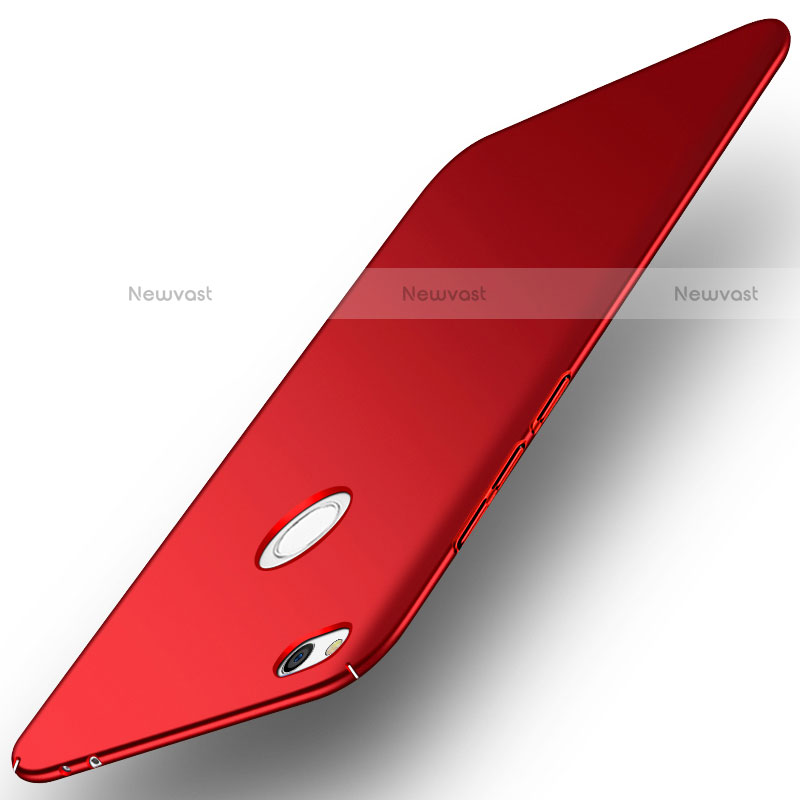 Hard Rigid Plastic Matte Finish Case Back Cover M01 for Huawei Honor 8 Lite Red