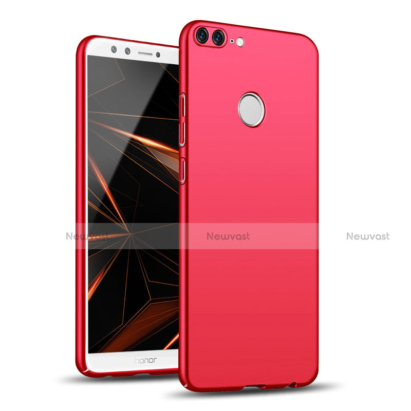 Hard Rigid Plastic Matte Finish Case Back Cover M01 for Huawei Honor 9 Lite Red