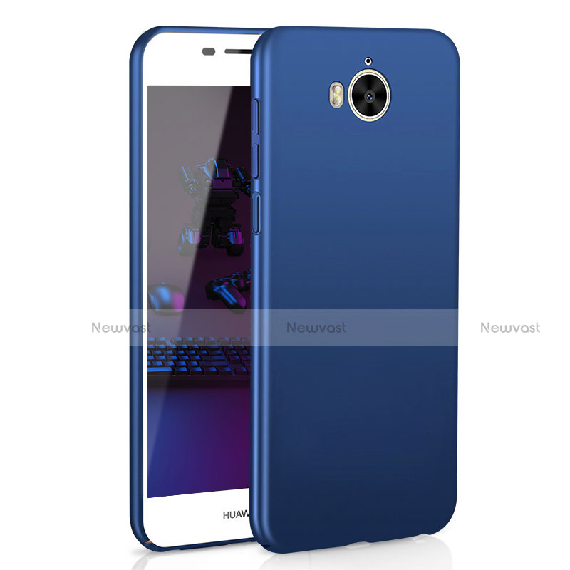 Hard Rigid Plastic Matte Finish Case Back Cover M01 for Huawei Honor Play 6 Blue