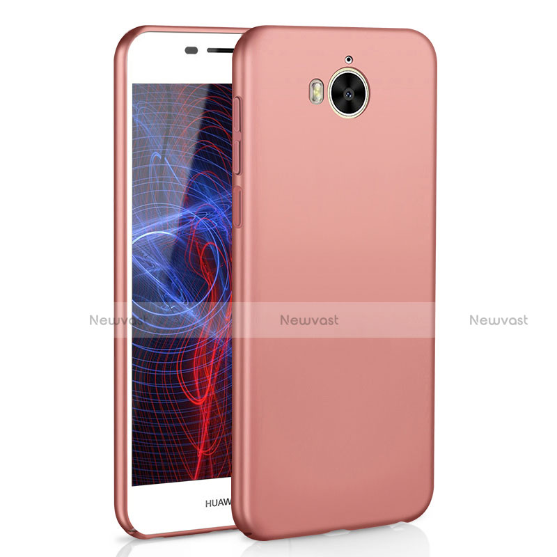 Hard Rigid Plastic Matte Finish Case Back Cover M01 for Huawei Honor Play 6 Rose Gold