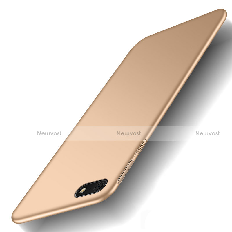 Hard Rigid Plastic Matte Finish Case Back Cover M01 for Huawei Honor Play 7 Gold