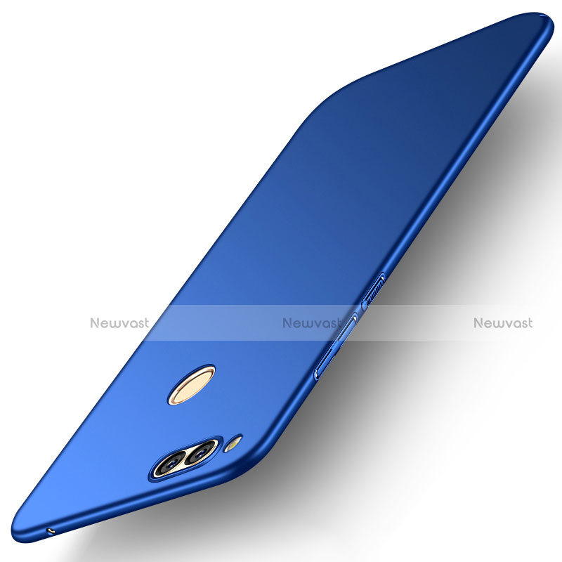 Hard Rigid Plastic Matte Finish Case Back Cover M01 for Huawei Honor Play 7X Blue