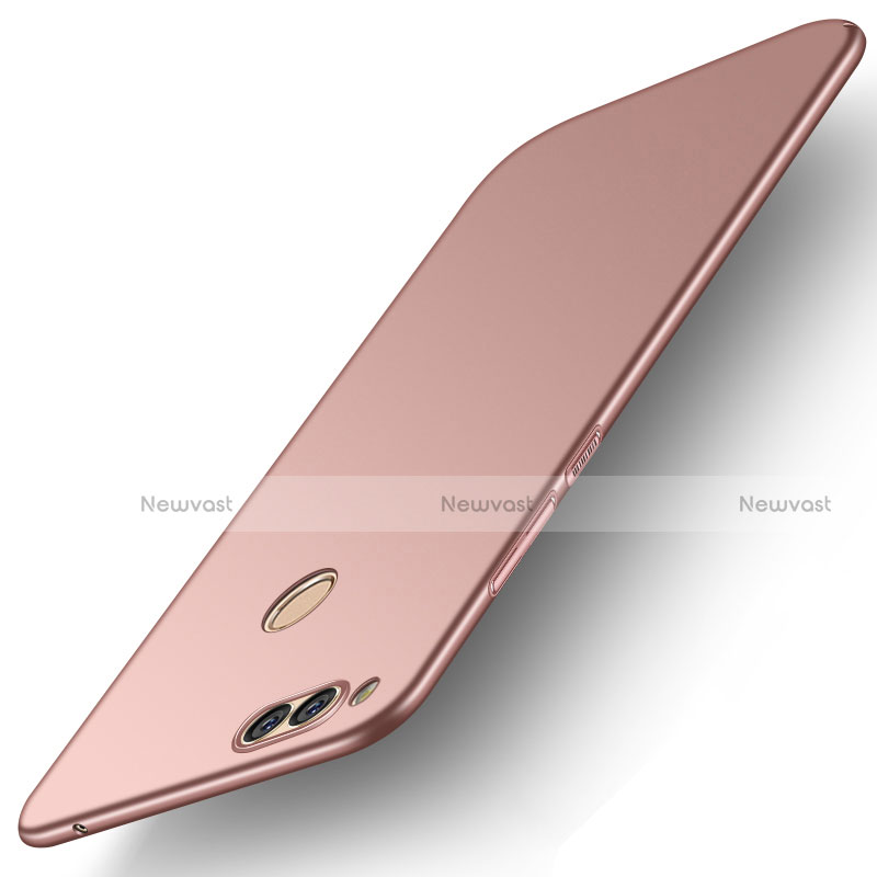 Hard Rigid Plastic Matte Finish Case Back Cover M01 for Huawei Honor Play 7X Rose Gold