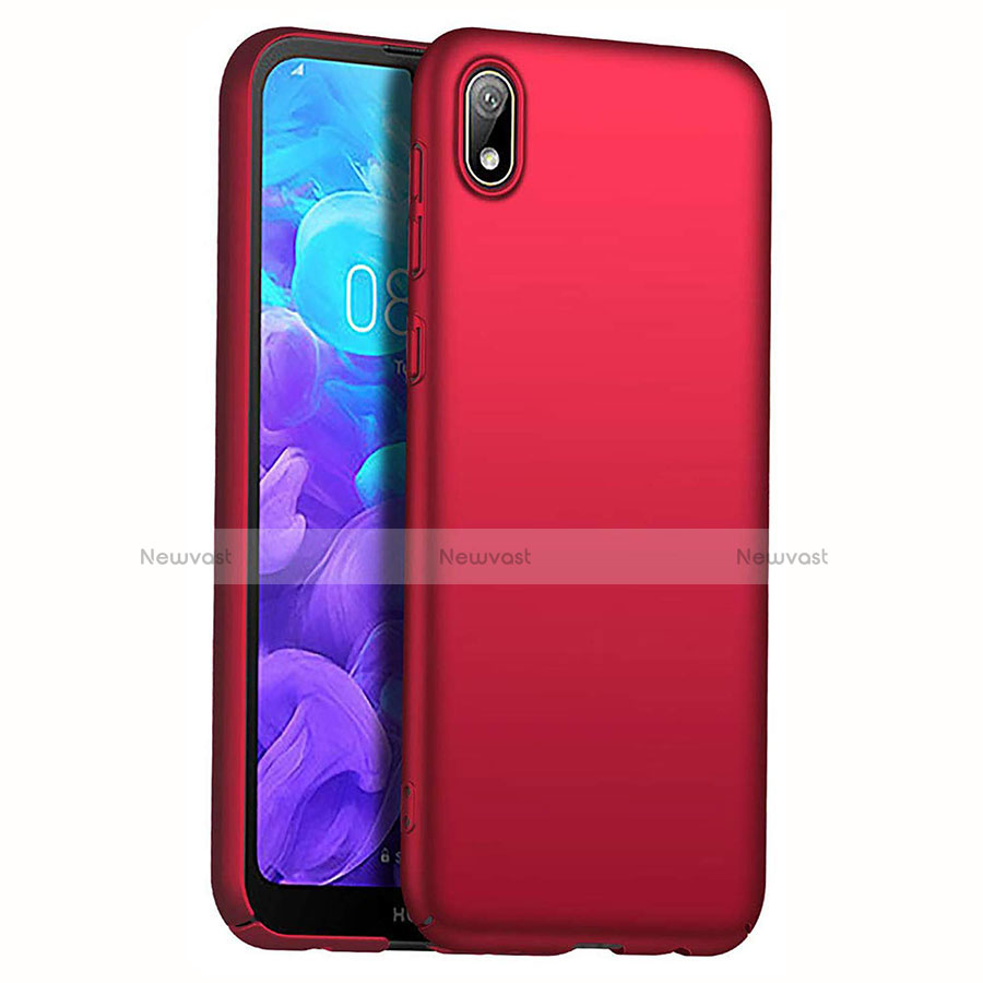 Hard Rigid Plastic Matte Finish Case Back Cover M01 for Huawei Honor Play 8 Red