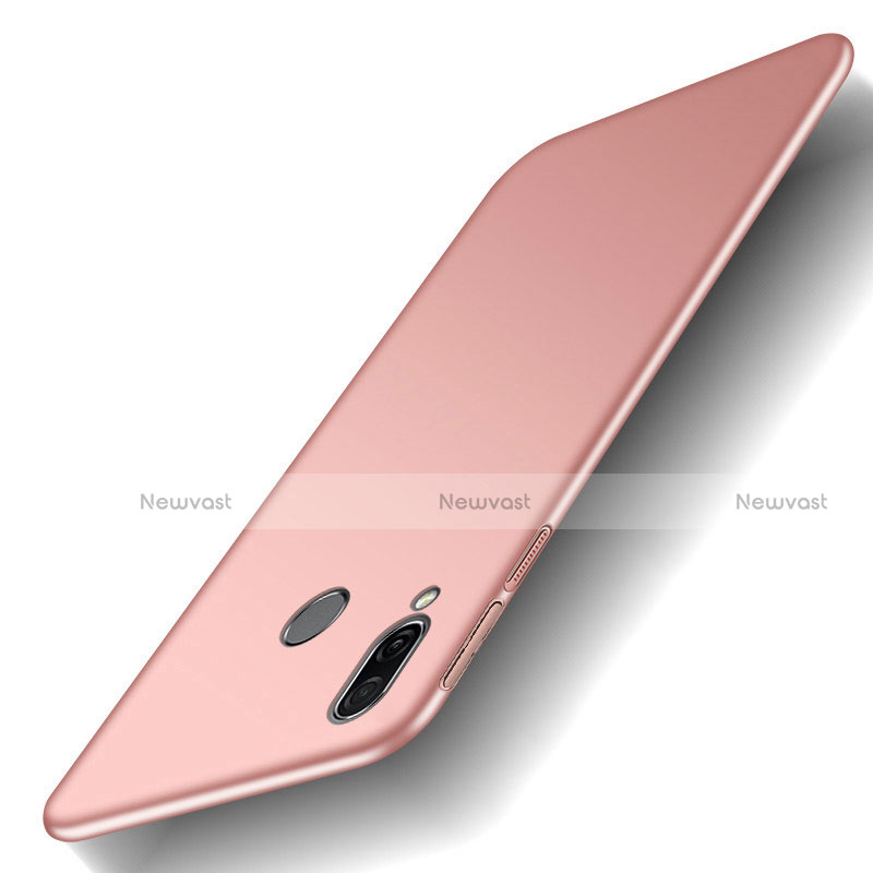 Hard Rigid Plastic Matte Finish Case Back Cover M01 for Huawei Honor Play Rose Gold