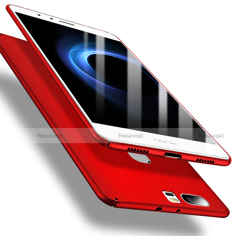 Hard Rigid Plastic Matte Finish Case Back Cover M01 for Huawei Honor V8 Red