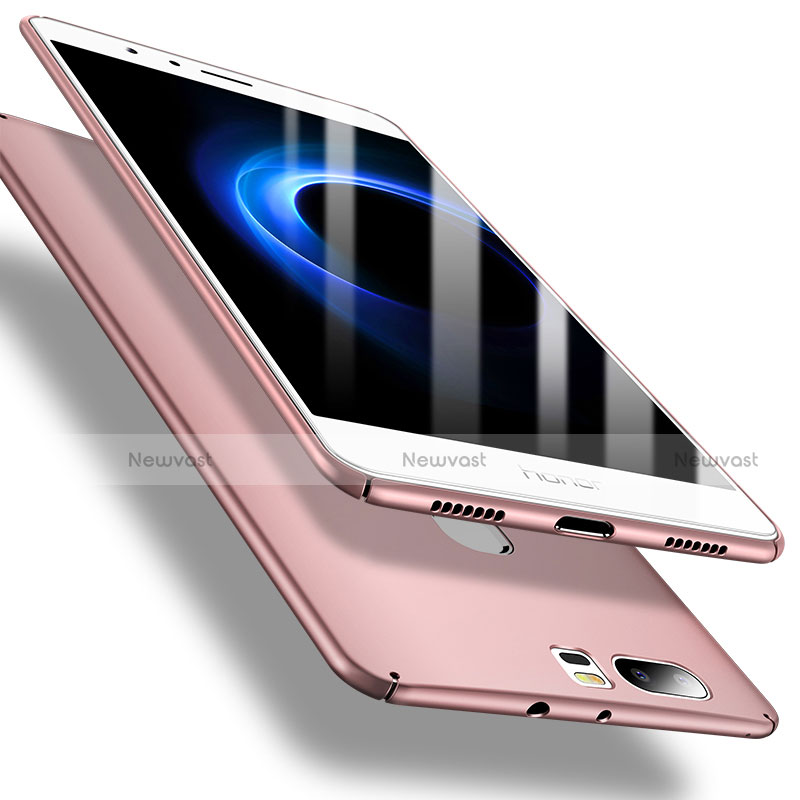 Hard Rigid Plastic Matte Finish Case Back Cover M01 for Huawei Honor V8 Rose Gold