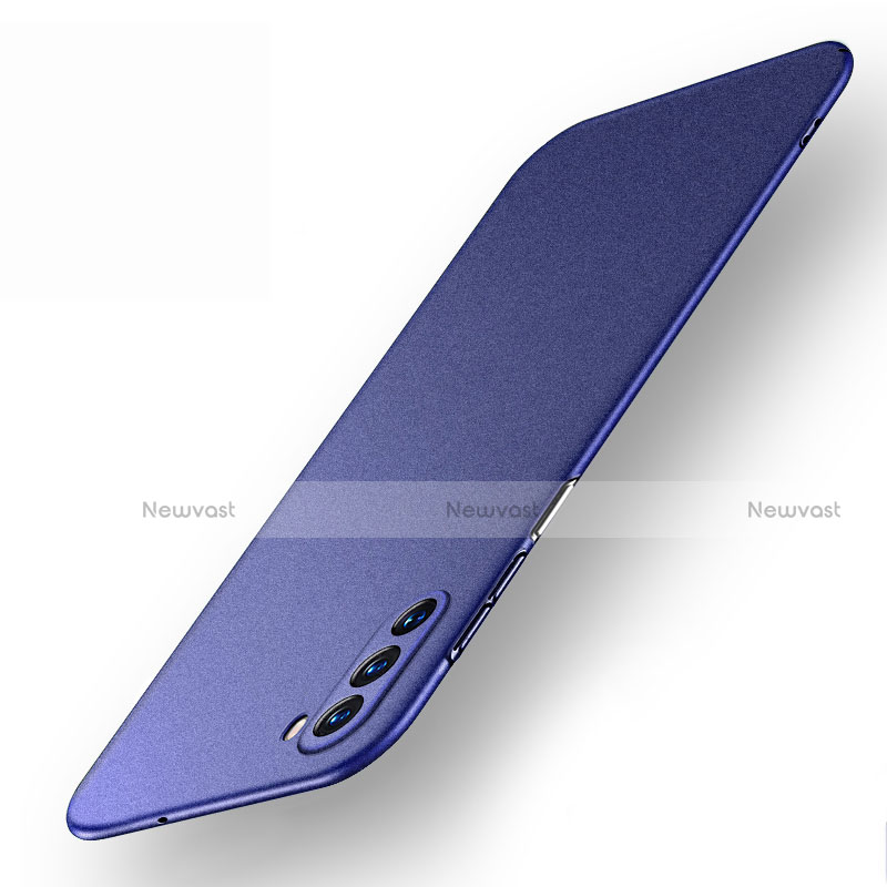 Hard Rigid Plastic Matte Finish Case Back Cover M01 for Huawei Mate 40 Lite 5G Blue