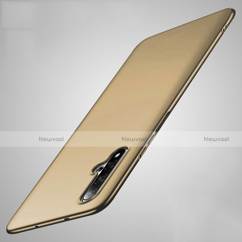 Hard Rigid Plastic Matte Finish Case Back Cover M01 for Huawei Nova 5 Pro Gold