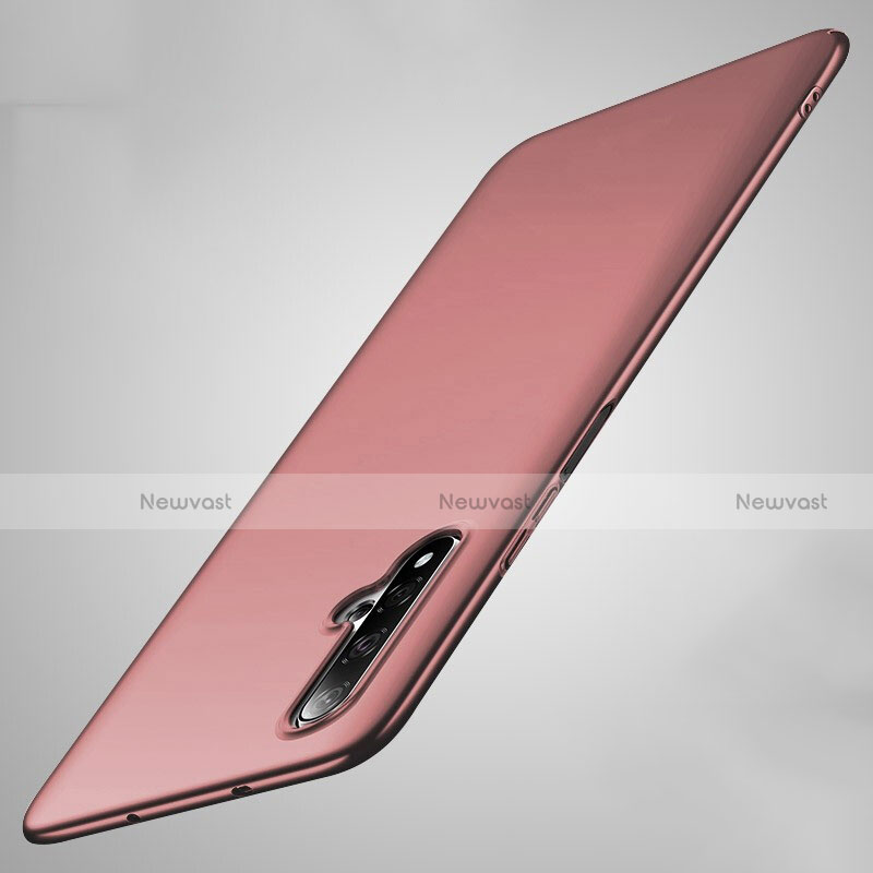 Hard Rigid Plastic Matte Finish Case Back Cover M01 for Huawei Nova 5 Pro Rose Gold