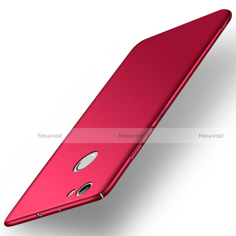 Hard Rigid Plastic Matte Finish Case Back Cover M01 for Huawei Nova Red