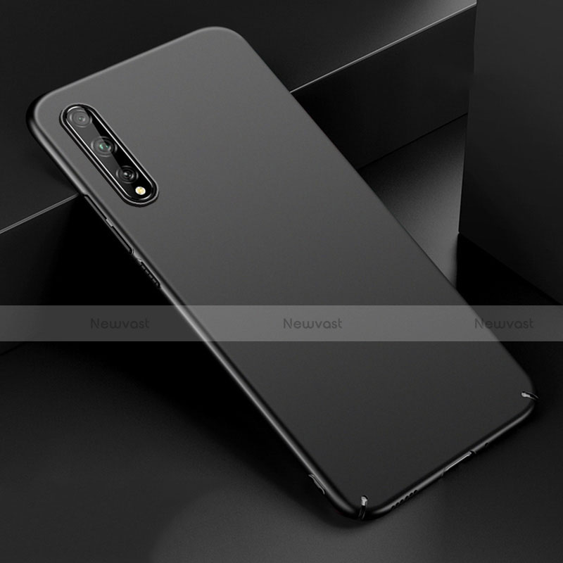 Hard Rigid Plastic Matte Finish Case Back Cover M01 for Huawei P smart S Black