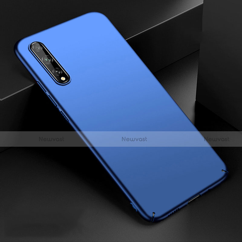 Hard Rigid Plastic Matte Finish Case Back Cover M01 for Huawei P smart S Blue