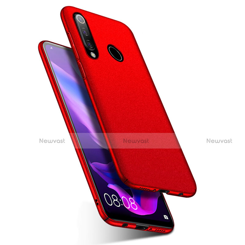 Hard Rigid Plastic Matte Finish Case Back Cover M01 for Huawei P30 Lite New Edition Red