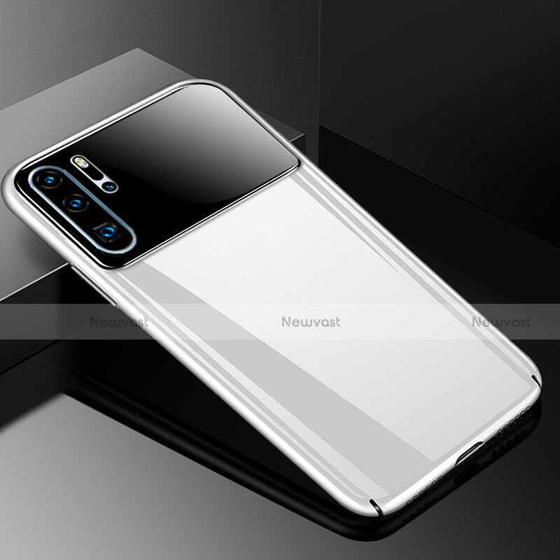 Hard Rigid Plastic Matte Finish Case Back Cover M01 for Huawei P30 Pro New Edition White