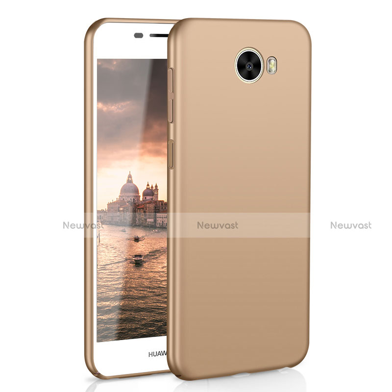 Hard Rigid Plastic Matte Finish Case Back Cover M01 for Huawei Y5 II Y5 2 Gold