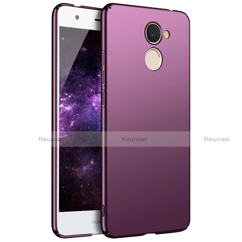 Hard Rigid Plastic Matte Finish Case Back Cover M01 for Huawei Y7 Prime Purple