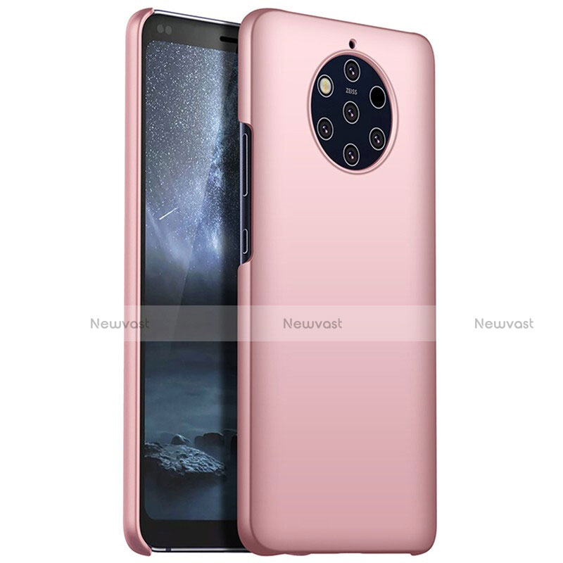 Hard Rigid Plastic Matte Finish Case Back Cover M01 for Nokia 9 PureView Rose Gold