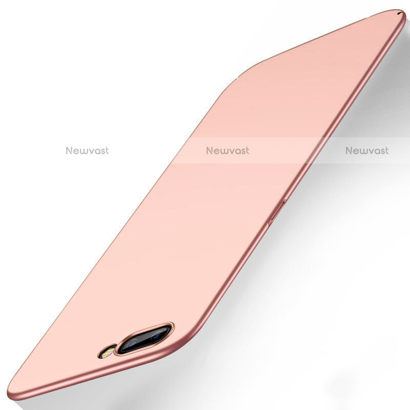 Hard Rigid Plastic Matte Finish Case Back Cover M01 for Oppo A12e Rose Gold