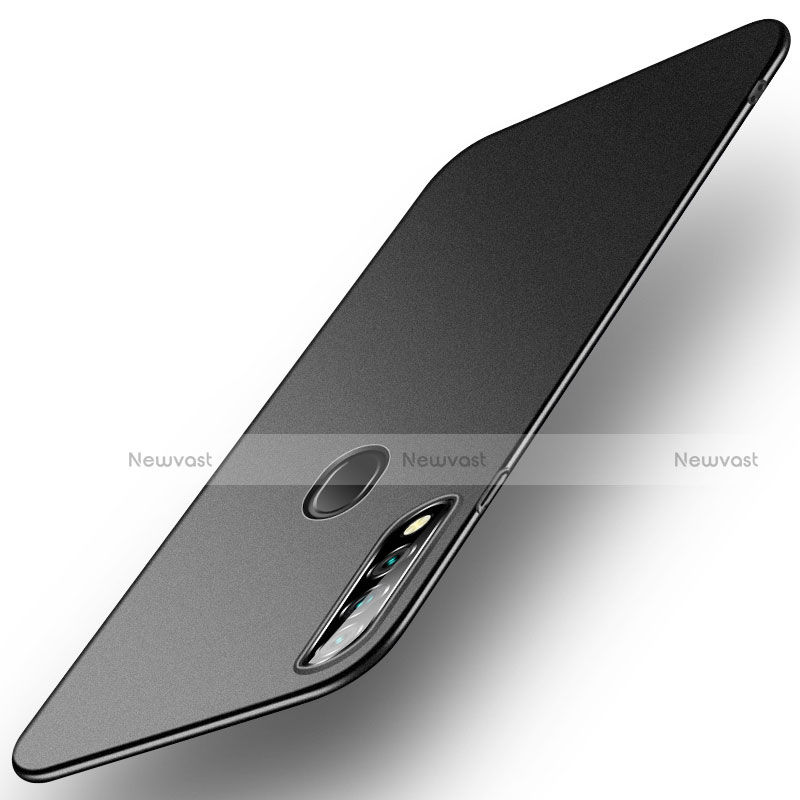 Hard Rigid Plastic Matte Finish Case Back Cover M01 for Oppo A31 Black