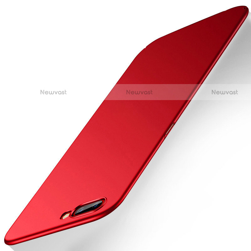 Hard Rigid Plastic Matte Finish Case Back Cover M01 for Oppo A5 Red