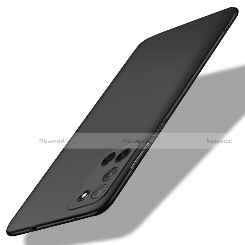 Hard Rigid Plastic Matte Finish Case Back Cover M01 for Oppo A72 Black