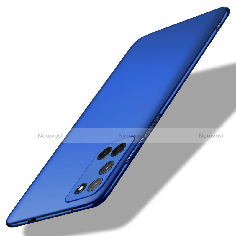 Hard Rigid Plastic Matte Finish Case Back Cover M01 for Oppo A72 Blue