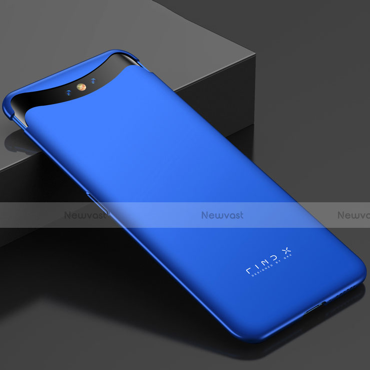 Hard Rigid Plastic Matte Finish Case Back Cover M01 for Oppo Find X Blue