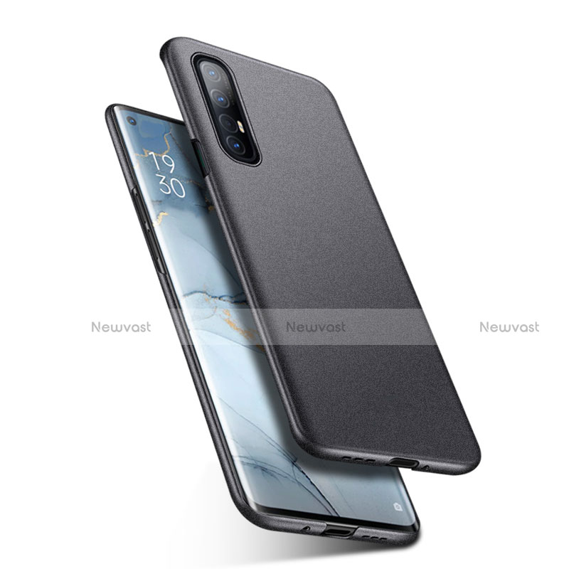 Hard Rigid Plastic Matte Finish Case Back Cover M01 for Oppo Find X2 Neo Gray