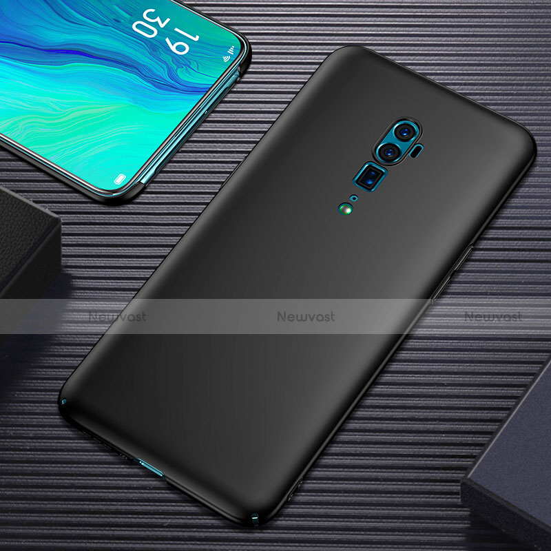 Hard Rigid Plastic Matte Finish Case Back Cover M01 for Oppo Reno 10X Zoom Black