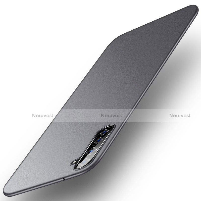 Hard Rigid Plastic Matte Finish Case Back Cover M01 for Oppo Reno3 Gray