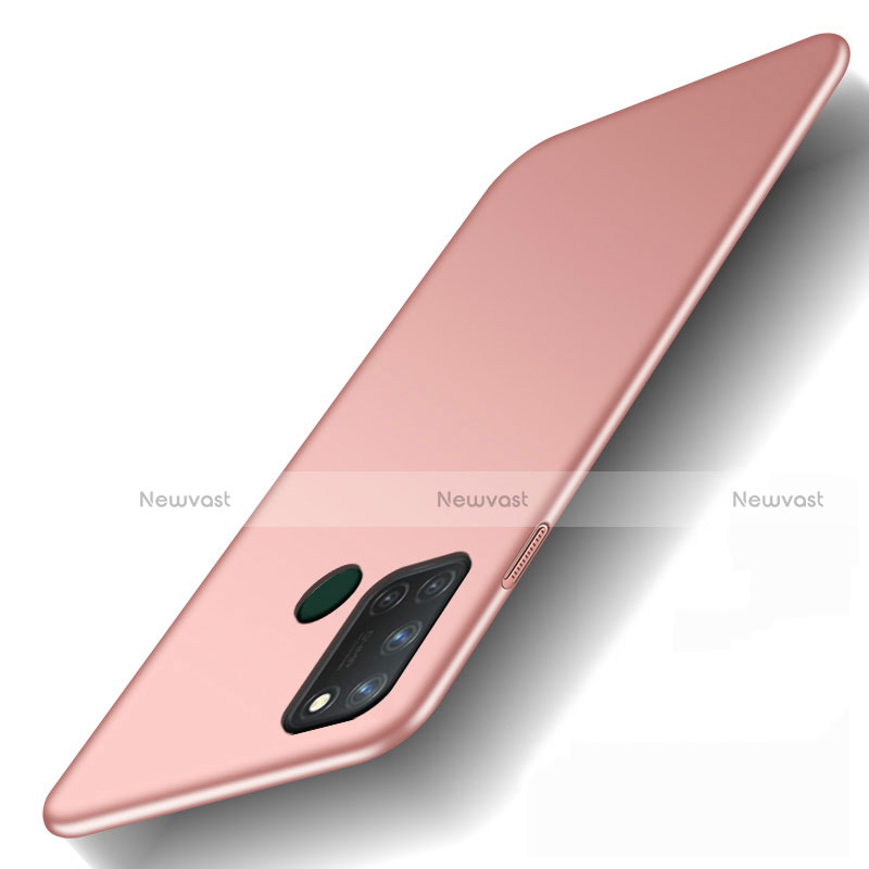 Hard Rigid Plastic Matte Finish Case Back Cover M01 for Realme 7i Rose Gold