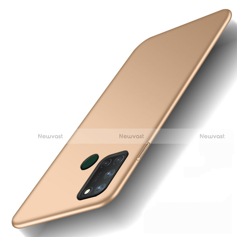 Hard Rigid Plastic Matte Finish Case Back Cover M01 for Realme C17 Gold