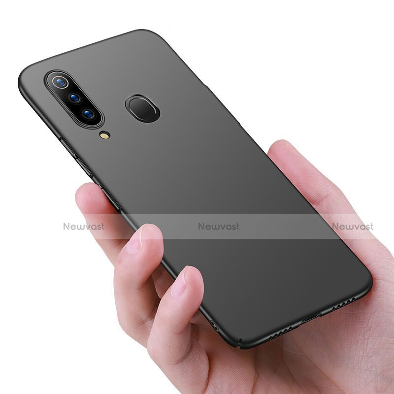 Hard Rigid Plastic Matte Finish Case Back Cover M01 for Samsung Galaxy A60 Black