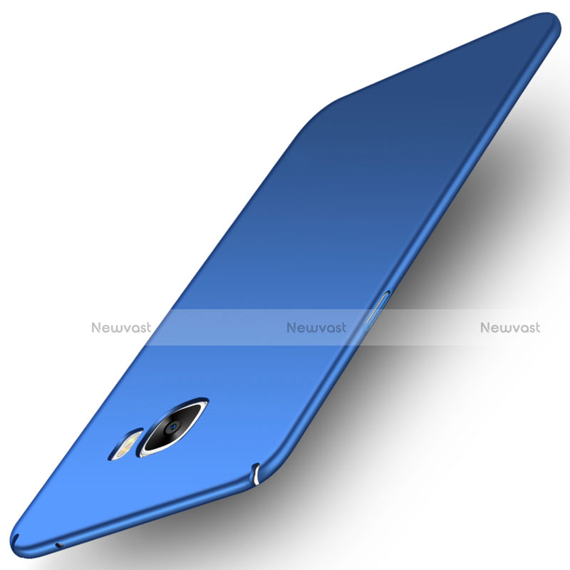 Hard Rigid Plastic Matte Finish Case Back Cover M01 for Samsung Galaxy C5 Pro C5010 Blue