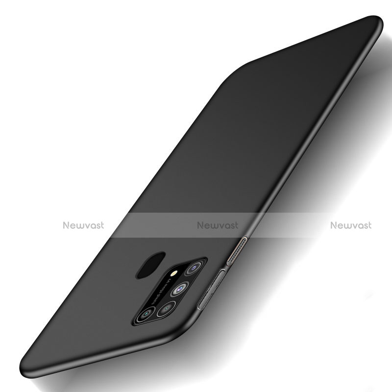 Hard Rigid Plastic Matte Finish Case Back Cover M01 for Samsung Galaxy M31 Prime Edition Black