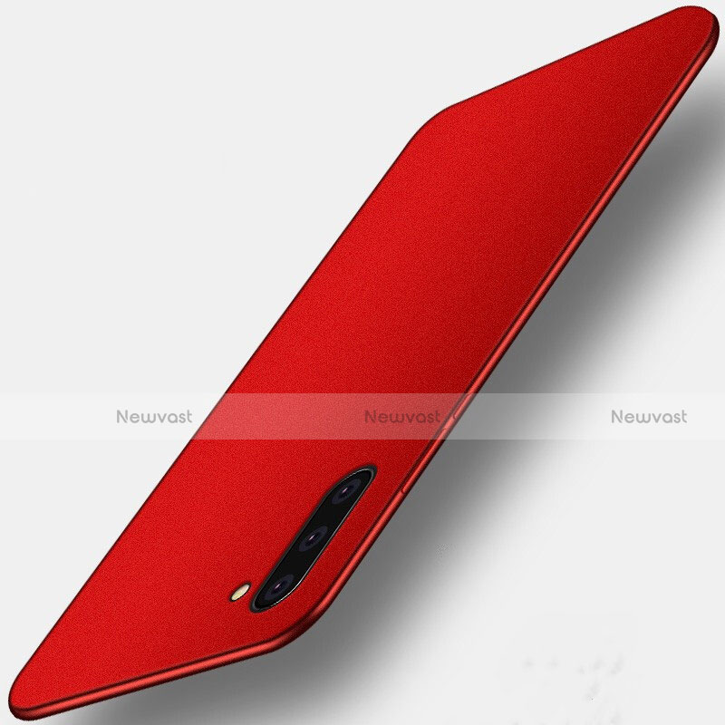 Hard Rigid Plastic Matte Finish Case Back Cover M01 for Samsung Galaxy Note 10 Red