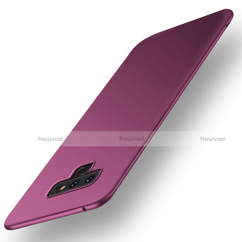 Hard Rigid Plastic Matte Finish Case Back Cover M01 for Samsung Galaxy Note 9 Purple