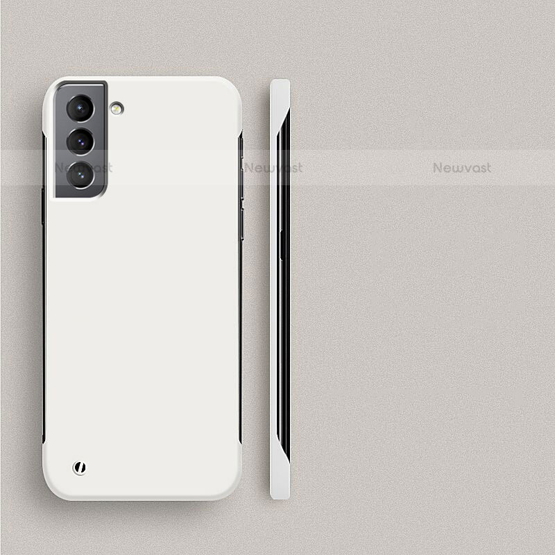 Hard Rigid Plastic Matte Finish Case Back Cover M01 for Samsung Galaxy S23 Plus 5G White