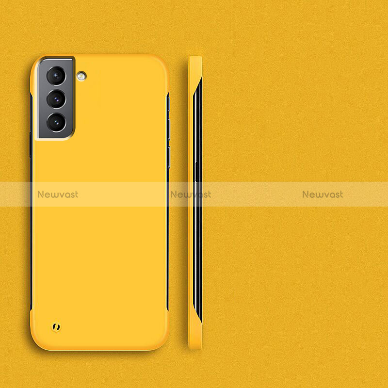 Hard Rigid Plastic Matte Finish Case Back Cover M01 for Samsung Galaxy S25 Plus 5G Yellow